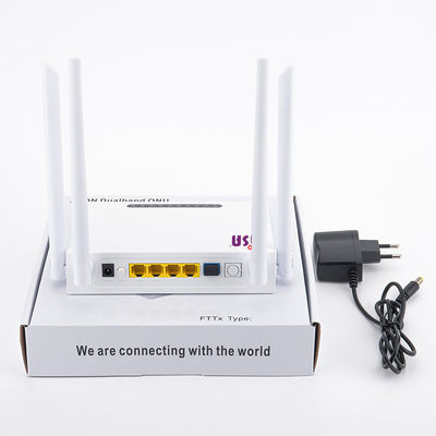 Sc APC UPC X Pon Onu 4GE 802.11B/G/N/router del CE di CA 1200M WIFI